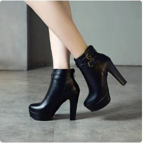 Y2K Aesthetic Ankle Boots for Trendy Outfits - Retro Style Footwear for Every Occasion