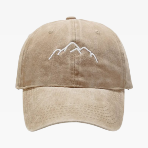 Y2K Aesthetic Baseball Cap - Trendy Mountain Design for Stylish Outfits