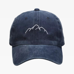 Y2K Aesthetic Baseball Cap - Trendy Mountain Design for Stylish Outfits