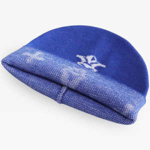 Y2K Aesthetic Beanie: Trendy Cross Design for Coquette and Grunge Style Lovers