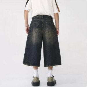 Y2K Aesthetic Bermuda Denim Shorts for Trendy Summer Outfits and Casual Vibes