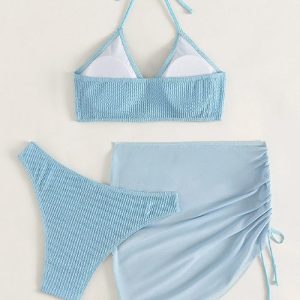 Y2K Aesthetic Bikini Set - Cute Pastel Colors for Trendy Summer Vibes