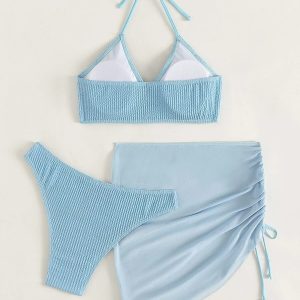 Y2K Aesthetic Bikini Set - Cute Pastel Colors for Trendy Summer Vibes