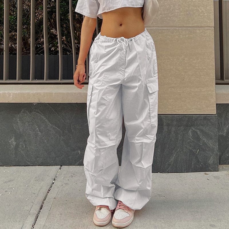 Y2K Aesthetic Blue Track Pants for Trendy Outfits and Comfy Street Style