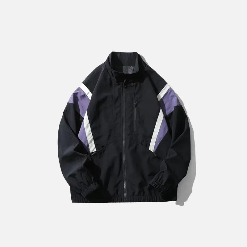 Y2K Aesthetic Bomber Windbreaker Jacket for Trendy Street Style Fashion