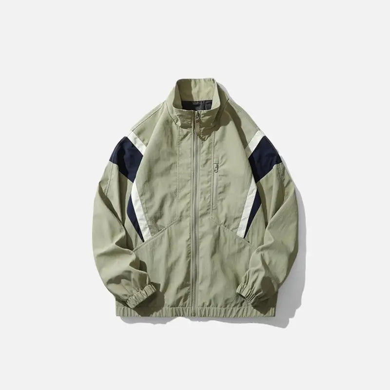 Y2K Aesthetic Bomber Windbreaker Jacket for Trendy Street Style Fashion