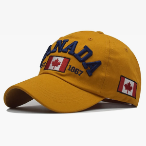 Y2K Aesthetic Canada Baseball Cap - Trendy Coquette Style for Fashion-Forward Looks