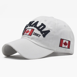 Y2K Aesthetic Canada Baseball Cap - Trendy Coquette Style for Fashion-Forward Looks