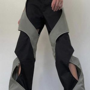 Y2K Aesthetic Cargo Pants for Trendy Grunge and Coquette Style Outfits