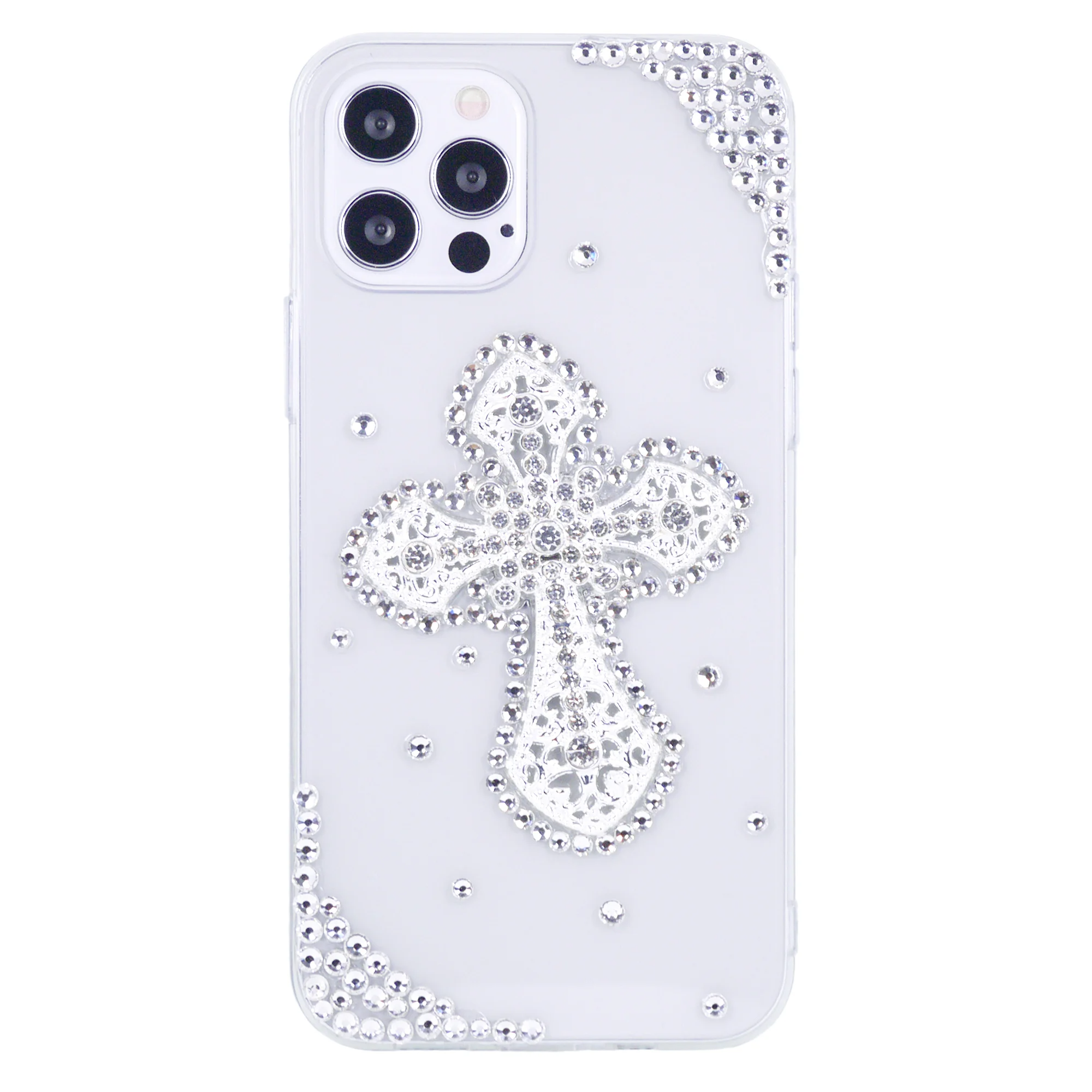 Y2K Aesthetic Cross Phone Case - Cute Hello Kitty Inspired Design for Trendy Style