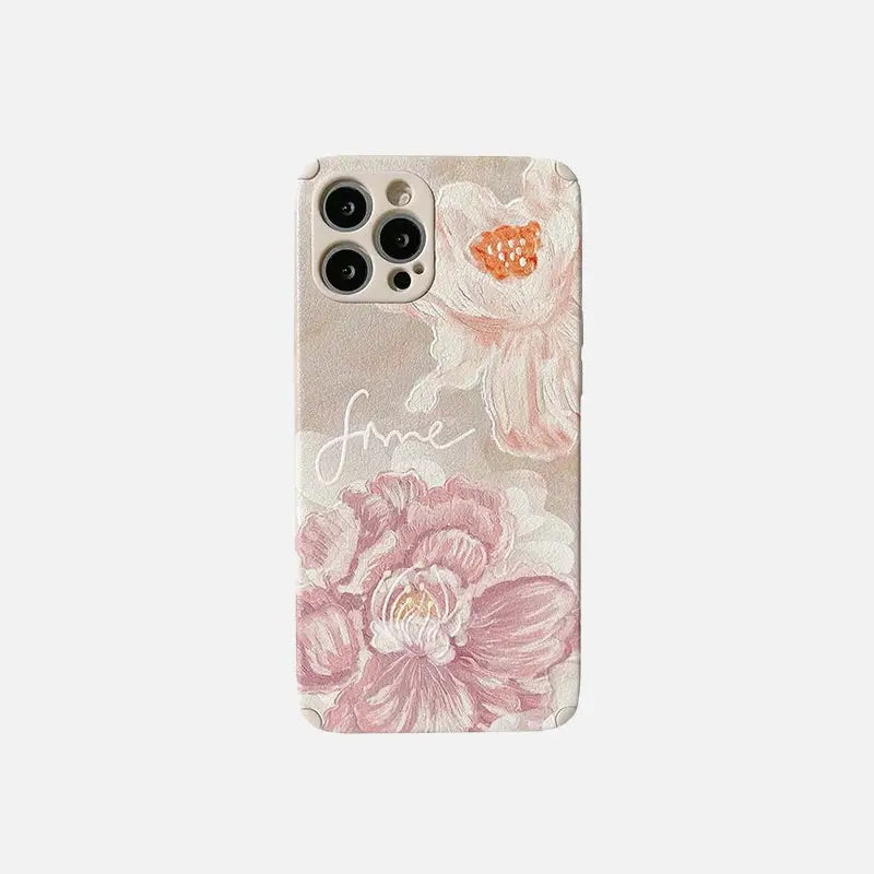 Y2K Aesthetic Fine Flower iPhone Case - Cute and Stylish Floral Design for Trendy Looks