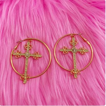 Y2K Aesthetic Hoop Earrings - Trendy Coquette Style Jewelry for Vintage-Inspired Looks