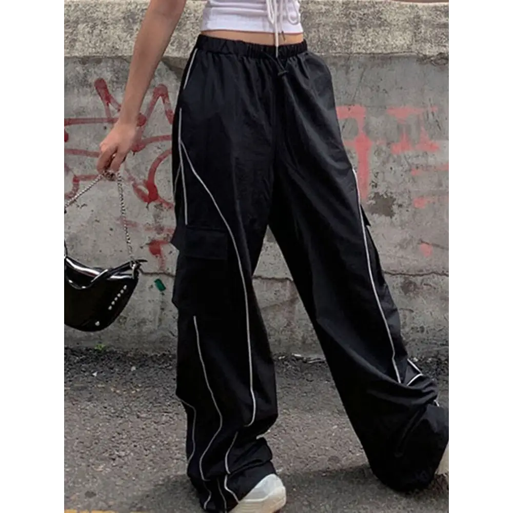 Y2K Aesthetic Jersey Sweatpants for Comfy and Trendy Street Style Outfits