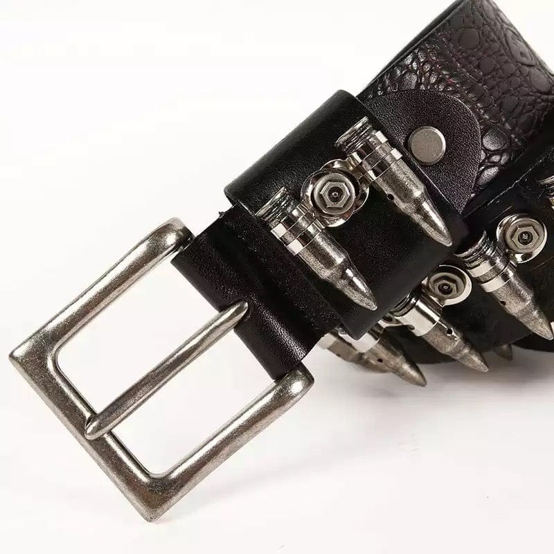 Y2K Aesthetic Leather Belt for Trendy Outfits and Vintage Style Accessories