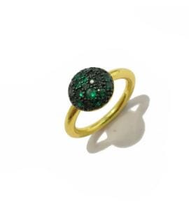 Y2K Aesthetic Mushroom Ring - Vintage-Inspired Statement Jewelry for Trendy Looks