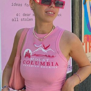 Y2K Aesthetic Pink Crop Top - Cute and Comfy Y2K Fashion Essential for Trendy Outfits