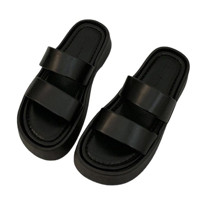 Y2K Aesthetic Platform Sandals for Trendy Coquette and Grunge Outfits