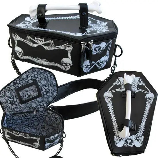 Y2K Aesthetic Sac Cercueil: Trendy Grunge Style Bag for Coquette and Soft Girl Looks