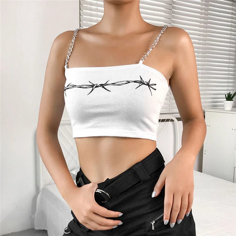 Y2K Aesthetic Slim Crop Top - Trendy Cute Top for Coquette and Grunge Styles