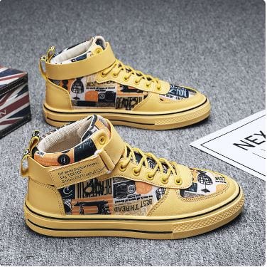 Y2K Aesthetic Spring High Top Sneakers for Trendy Outfits and Comfy Style