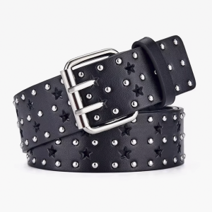 Y2K Aesthetic Star Belt - Trendy Y2K Fashion Accessory for Stylish Outfits