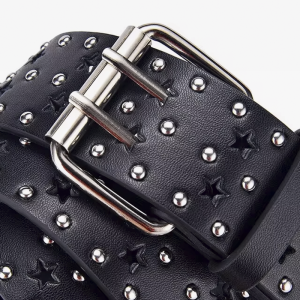 Y2K Aesthetic Star Belt - Trendy Y2K Fashion Accessory for Stylish Outfits