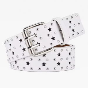 Y2K Aesthetic Star Belt - Trendy Y2K Fashion Accessory for Stylish Outfits