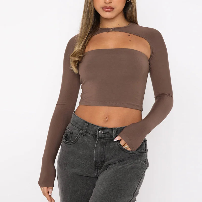 Y2K Aesthetic Streetwear Crop Top - Cute Grunge Style for Trendy Outfits