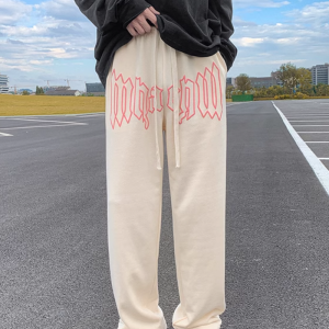 Y2K Aesthetic Sweatpants for Comfy Grunge Style and Retro Vibes