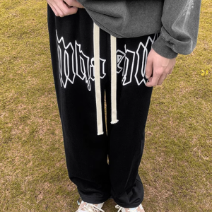 Y2K Aesthetic Sweatpants for Comfy Grunge Style and Retro Vibes