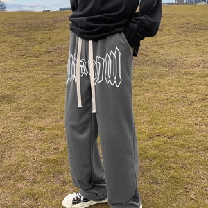 Y2K Aesthetic Sweatpants for Comfy Grunge Style and Retro Vibes