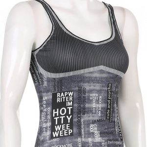 Y2K Aesthetic Tank Top - Cute Crop Top for Coquette and Grunge Styles