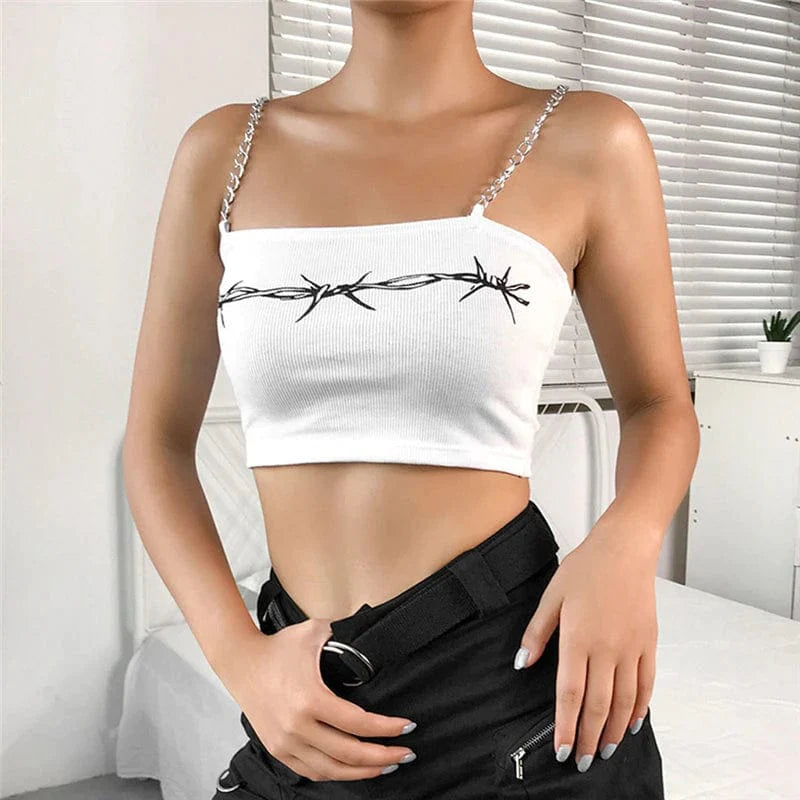 Y2K Aesthetic Tank Tops - Cute Crop Tops for Coquette and Grunge Styles