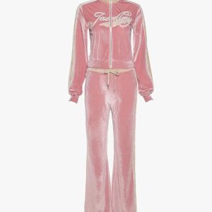 Y2K Aesthetic Tracksuit: Trendy Coquette Style for Effortless Chic Looks