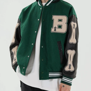 Y2K Aesthetic Varsity Jacket: Trendy Retro Style for Ultimate Y2K Fashion Vibes