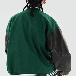 Y2K Aesthetic Varsity Jacket: Trendy Retro Style for Ultimate Y2K Fashion Vibes