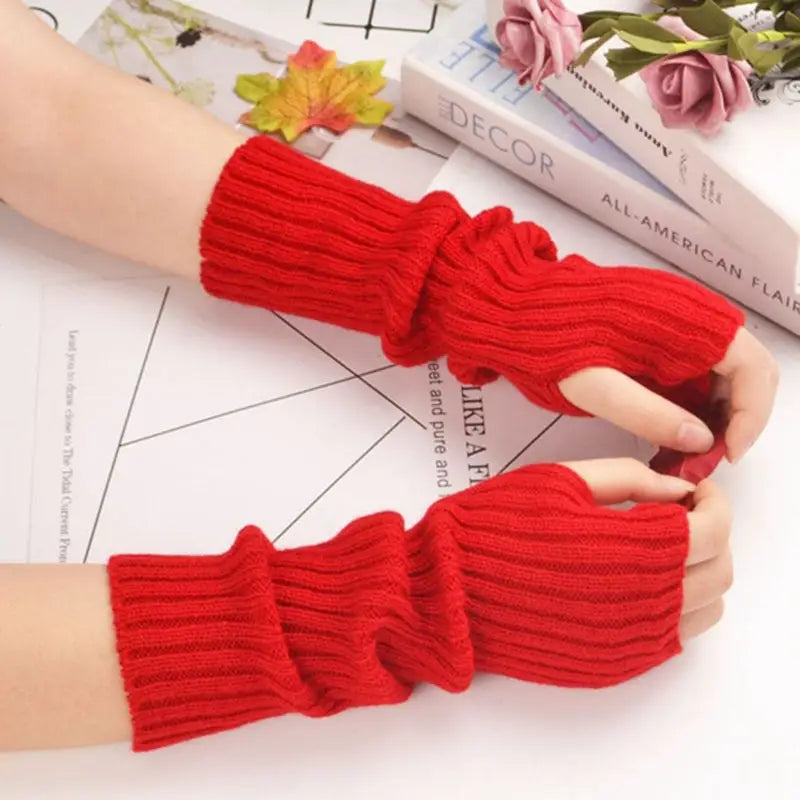 Y2K Aesthetic Warmer Gloves for Cozy Style and Retro Vibes