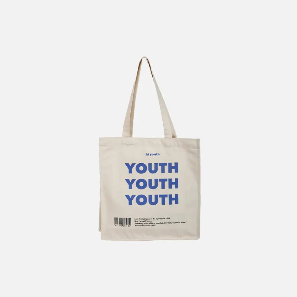 Y2K Aesthetic Youth Tote Bag - Trendy Coquette Style for Everyday Fashion