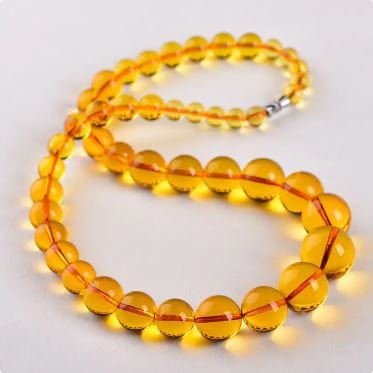 Y2K Amber Necklace: Vintage-Inspired Aesthetic Jewelry for Coquette and Grunge Styles