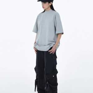 Y2K Baggy Cargo Pants for Trendy Grunge Aesthetic Outfits and Comfy Everyday Wear