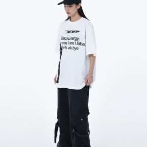 Y2K Baggy Cargo Pants for Trendy Grunge Aesthetic Outfits and Comfy Everyday Wear