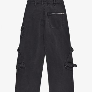 Y2K Baggy Cargo Pants for Trendy Grunge Aesthetic Outfits and Comfy Everyday Wear