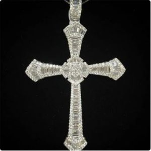 Y2K Big Cross Necklace - Trendy Coquette Aesthetic Jewelry for Stylish Outfits