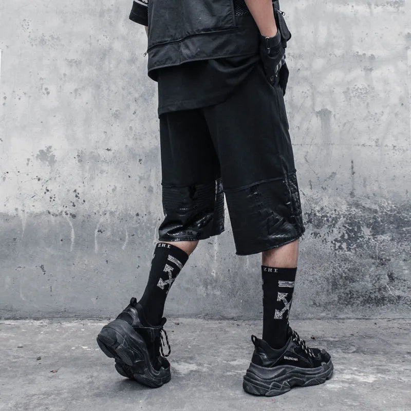 Y2K Black Cargo Shorts for Trendy Streetwear Aesthetic and Comfy Everyday Style