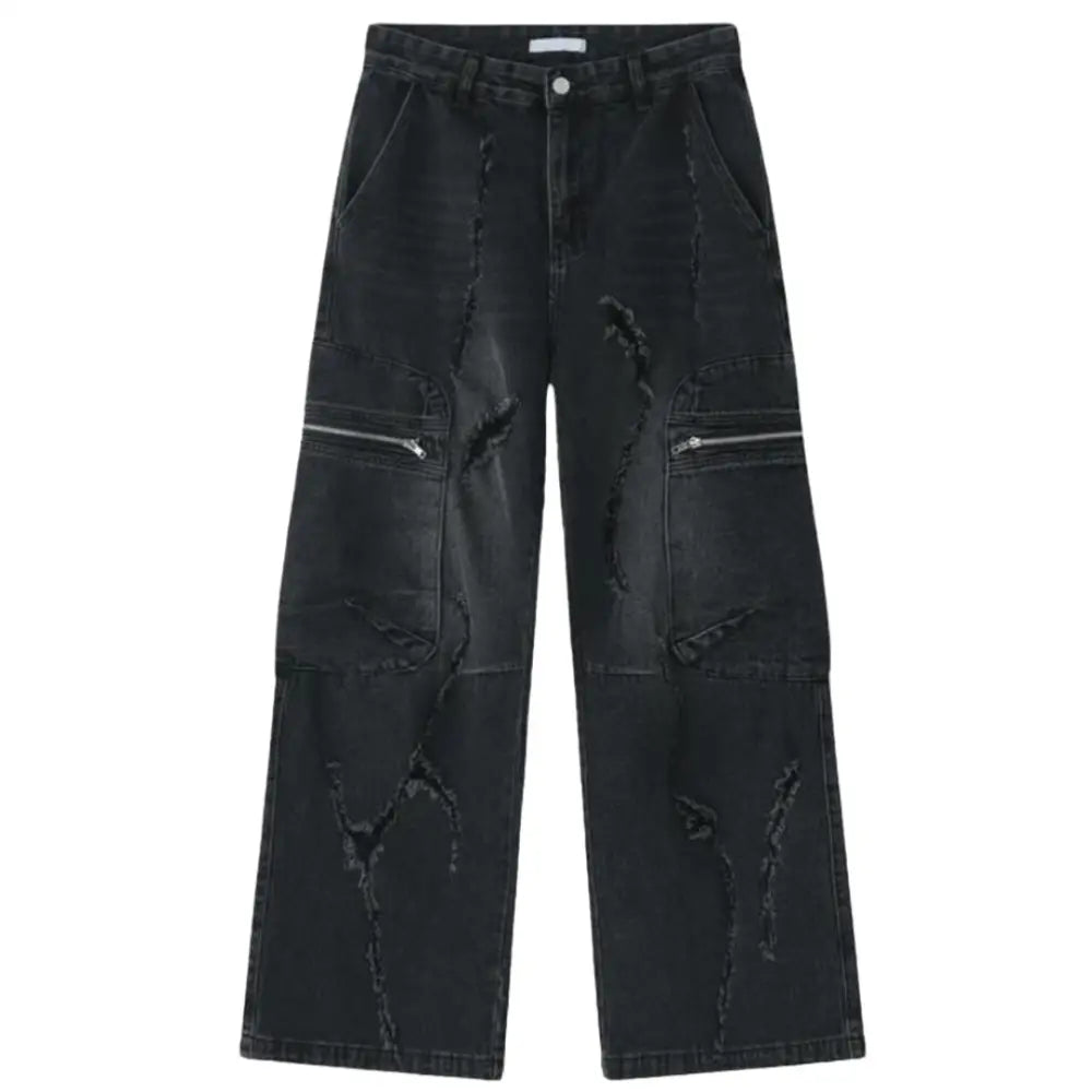 Y2K Black Friday Exclusive Black Baggy Jeans for Trendy Grunge Aesthetic Outfits