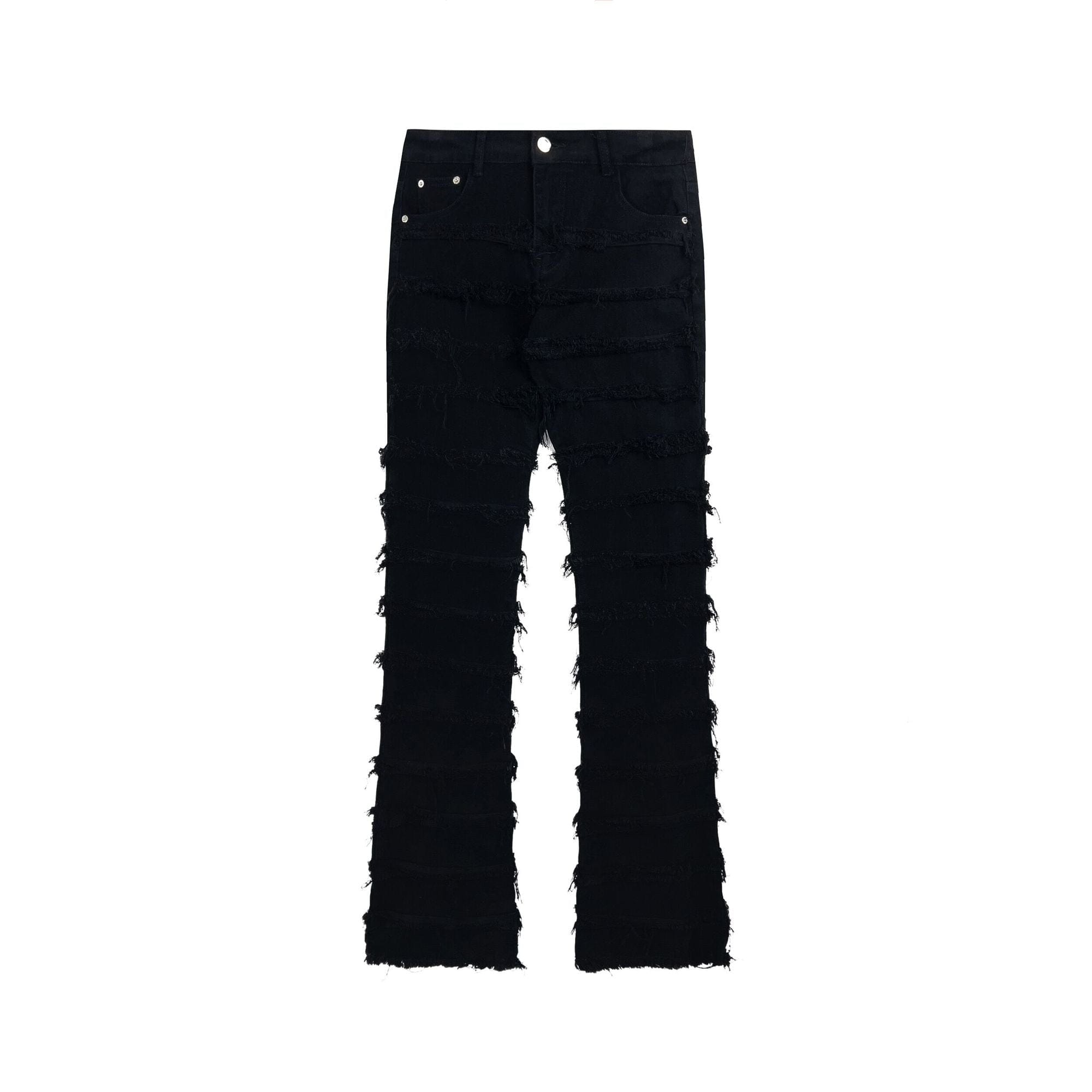 Y2K Black Jeans for Women - Trendy Streetwear with Grunge Aesthetic Style