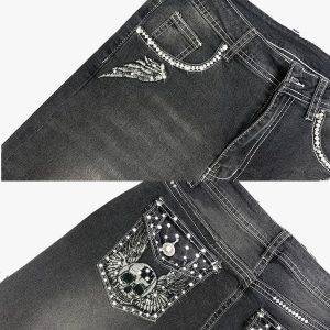 Y2K Black Jeans: Trendy Grunge Style for Aesthetic Outfits and Vintage Vibes