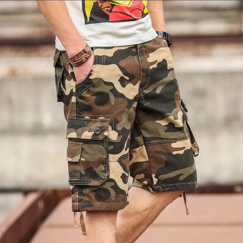 Y2K Camo Shorts for Women - Trendy Streetwear with Grunge Aesthetic Vibes