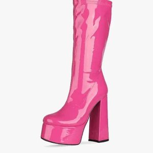 Y2K Chunky Boots for Grunge Aesthetic and Coquette Style Outfits