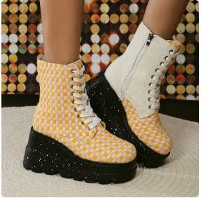 Y2K Colorful Chunky Boots for Trendy Outfits and Aesthetic Looks